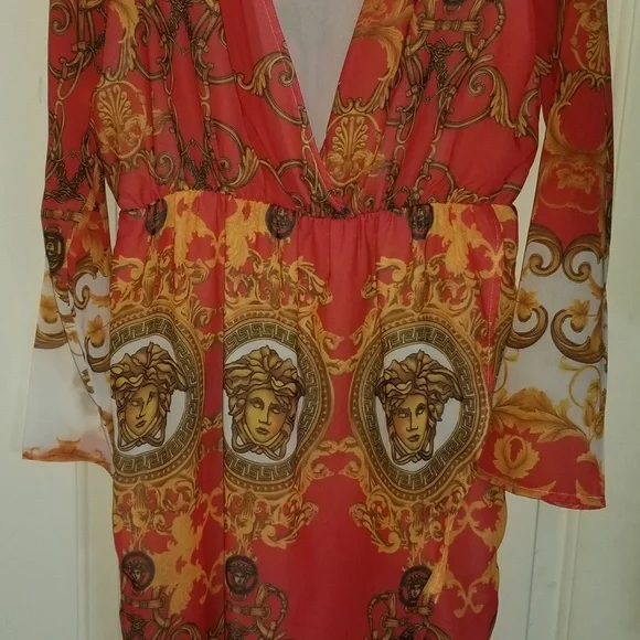 BRAND NEW midi wrap dress - Picture 2 of 3